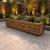 Rustic Log Style Wooden Trough Planter Long Heavy Duty Garden Planter 130cm - view 3