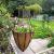Metal Hanging Plant Flower Basket Cone Pot Extra Deep - view 2