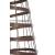 Garden Obelisk Plant Climbing Pyramid Frame Coco Brown - view 3