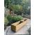 Wood Plant Planter Trough 110cm - view 1