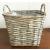 Oval Willow Wicker Basket Container Planter - view 2