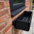 Heavy Duty Wooden Window Box Planter Wall Mounted Black  - view 3