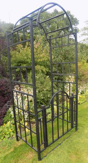 Mackintosh Garden Arch With Gates Uk, Wooden Garden Arch With Gate Uk