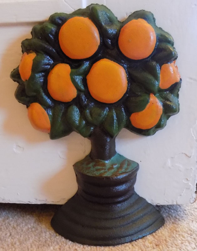 Orange Tree Doorstop