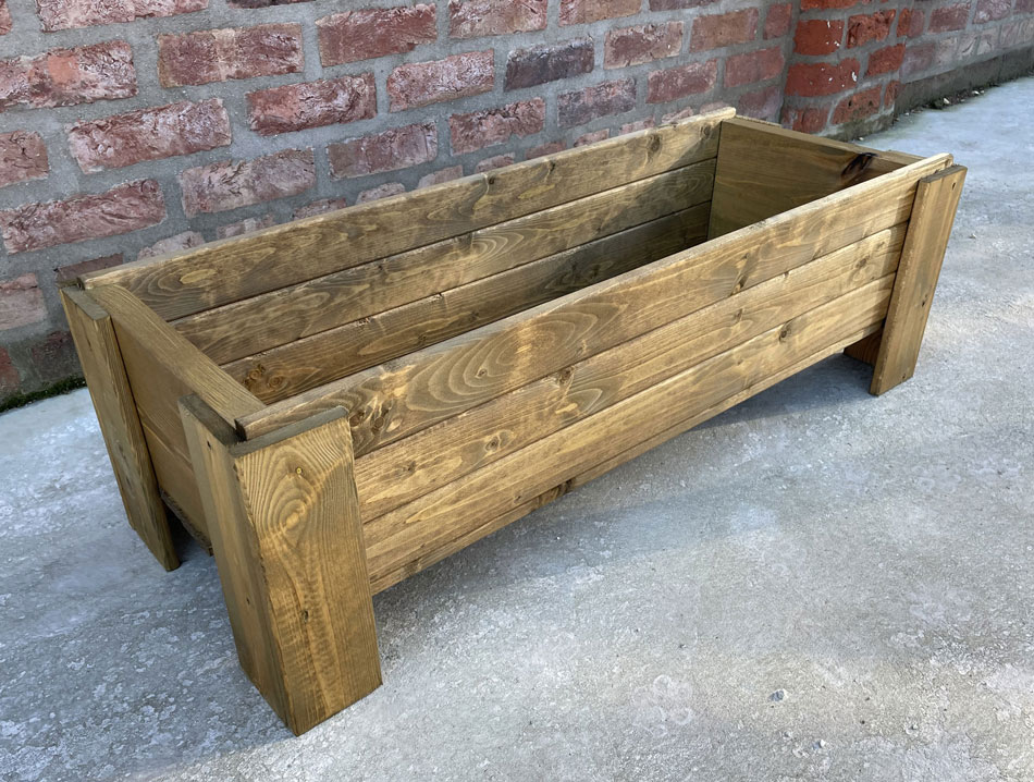 Wooden Raised Garden Planter Herb Box 1000mm