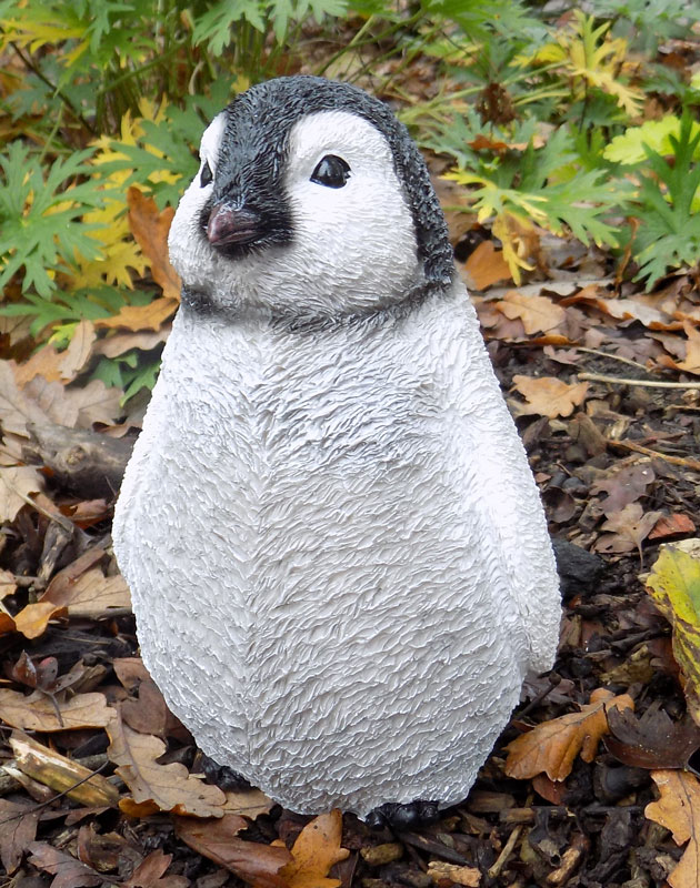 Large Baby Penguin Garden Ornament 