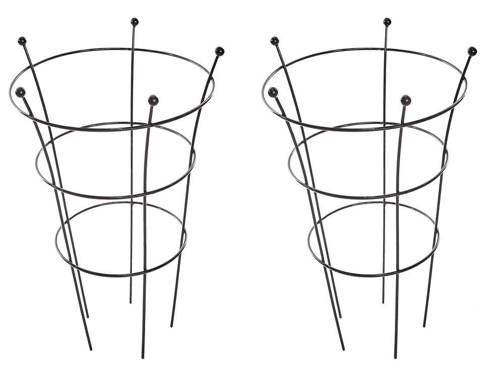 5 Leg Peony Cage Supports Medium Set of 2