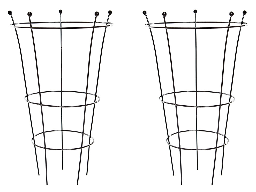 Peony Cage Supports Large 5 Leg Set of 2 