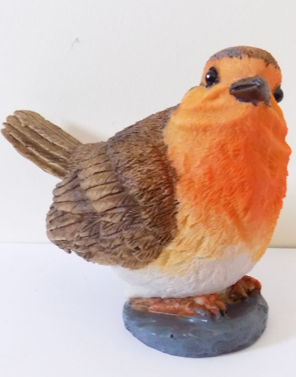 Sitting Robin Garden Ornament