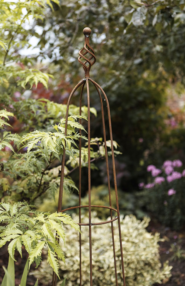 Rust Garden Obelisks