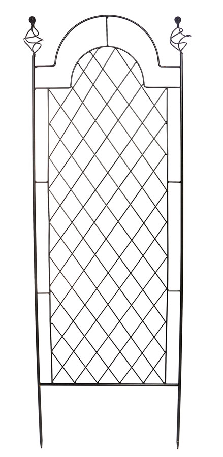 Spiral Wall Trellis Design Garden Black 120cm