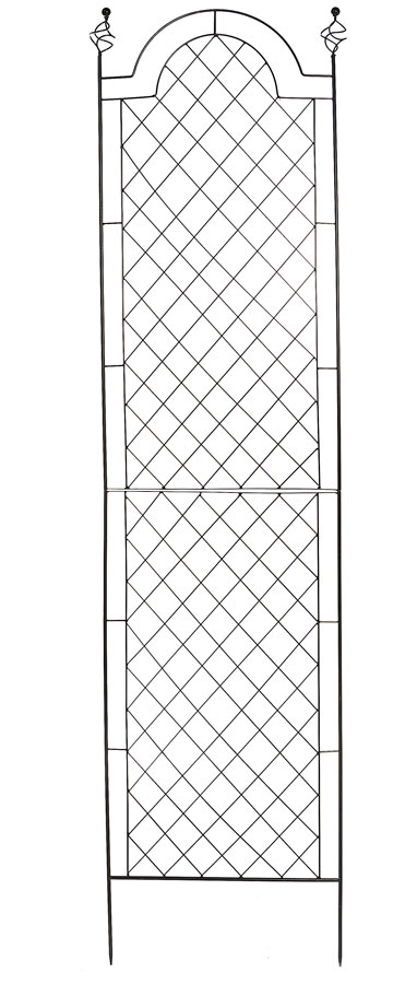 Garden Wall Trellis Spiral Design Black Large 200cm