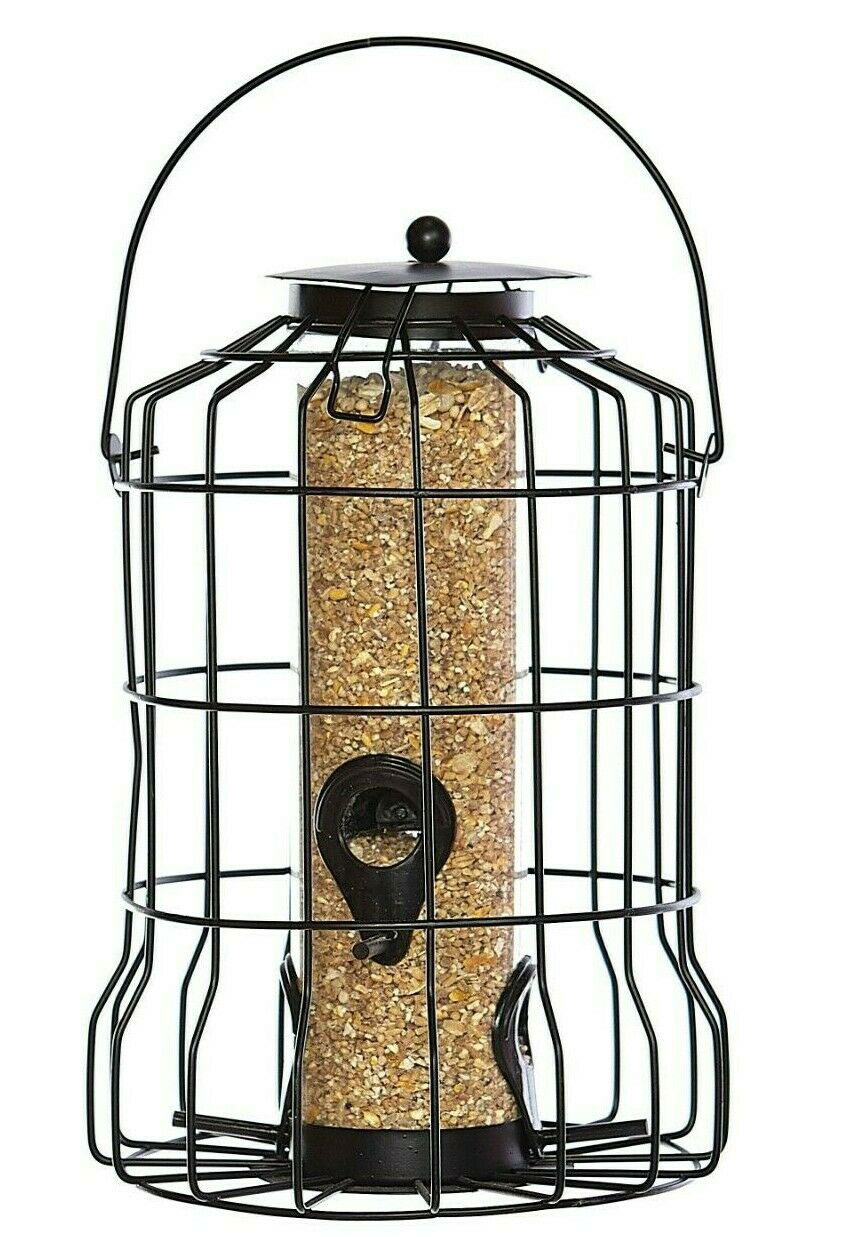 Metal Squirrel Proof Wild Bird Seed Feeder Cage