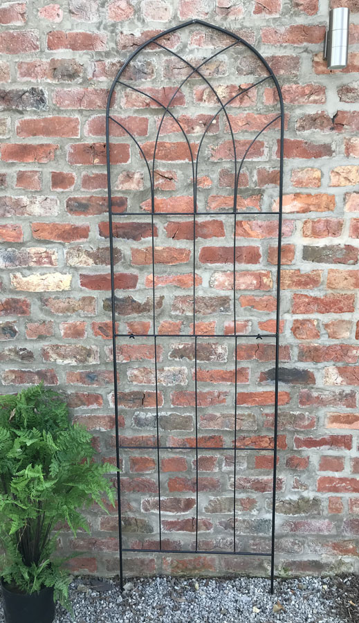 Garden Trellis Metal Plant Privacy Trellises Extra Large Black 2.1m