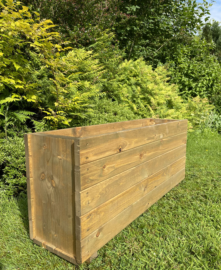 Extra Tall Wooden Planter Box Ready Made