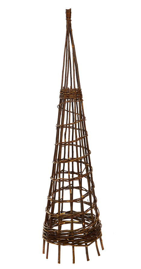 Rustic Willow Obelisk - 1.2m Garden Obelisk