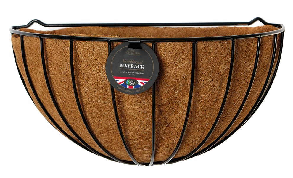 Cottage Forge Wall Hayrack Basket 65cm