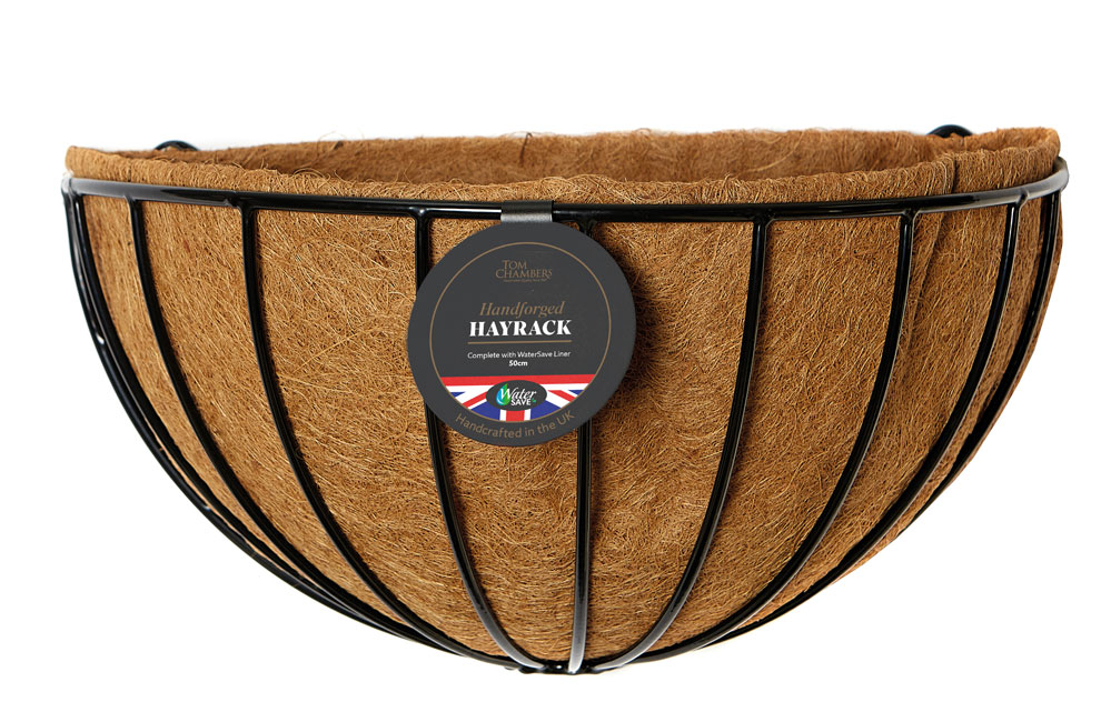 Cottage Forge Wall Hayrack Basket 50cm