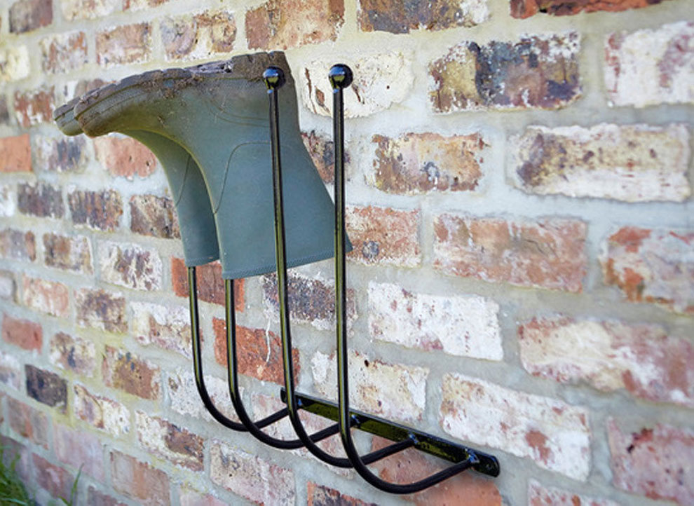 outdoor wellington boot rack