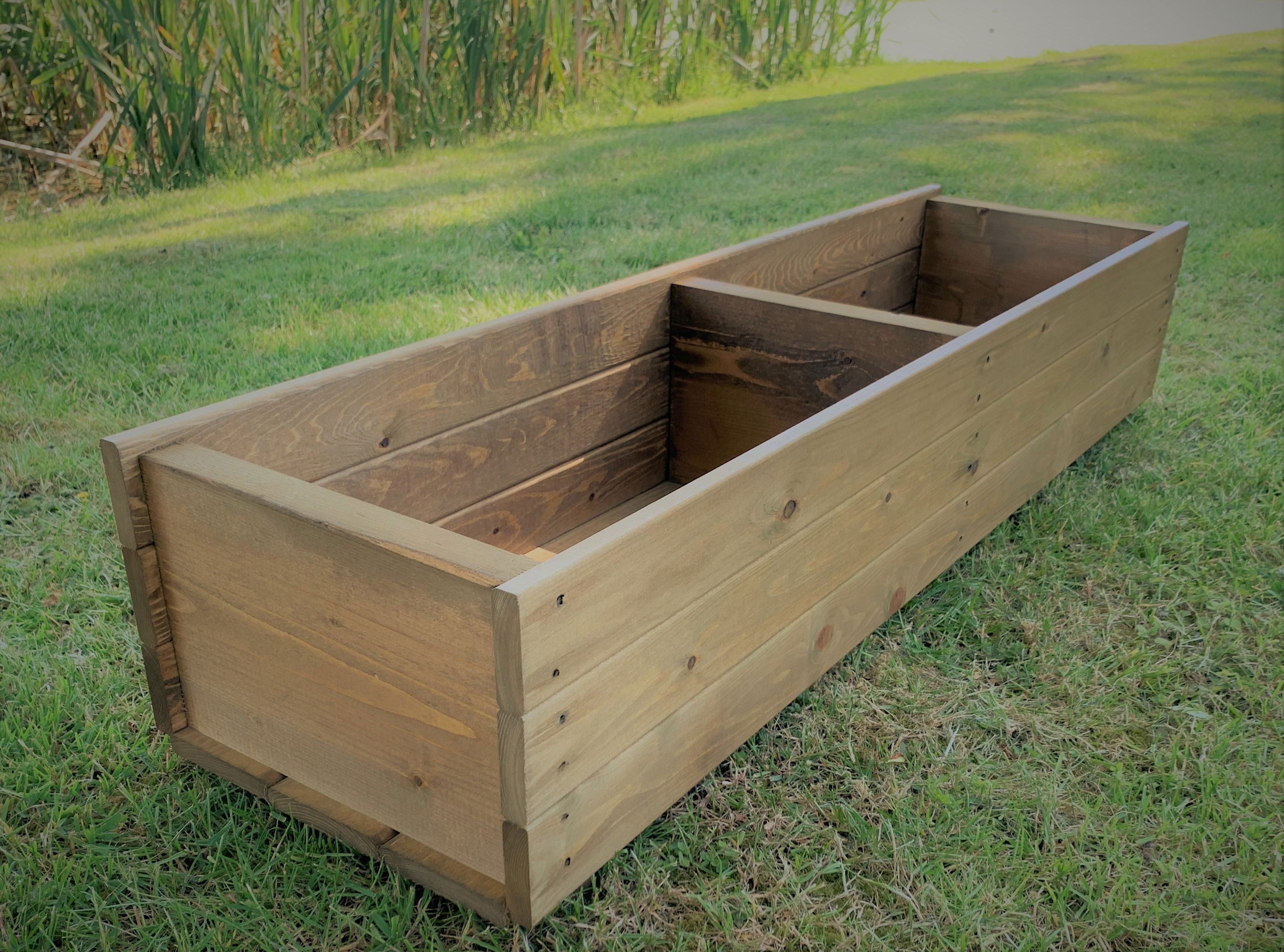 Long Wide Garden Herb Vegetable Grow Planter Trough