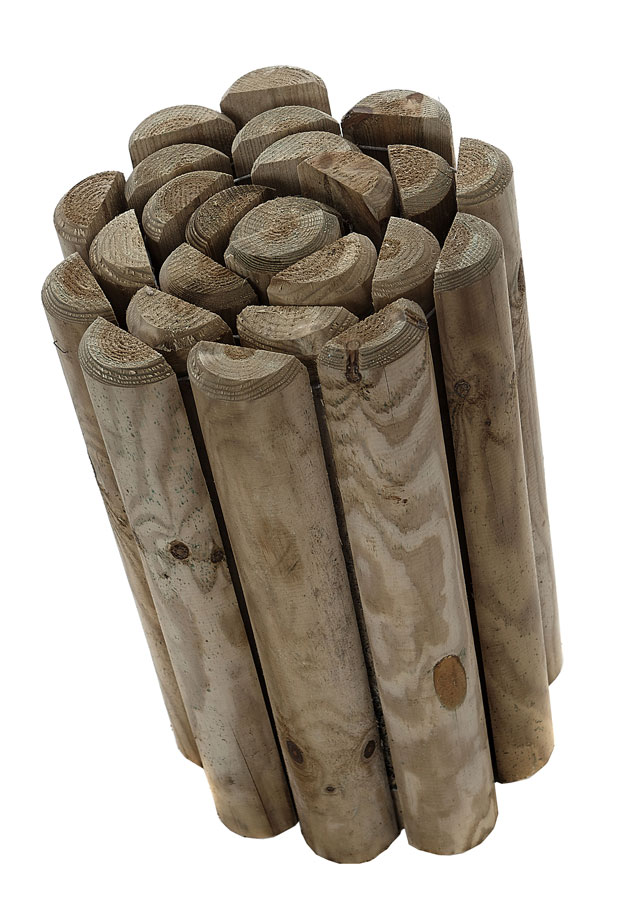 Log Roll 1800mm Long x 600mm High UK Garden Products