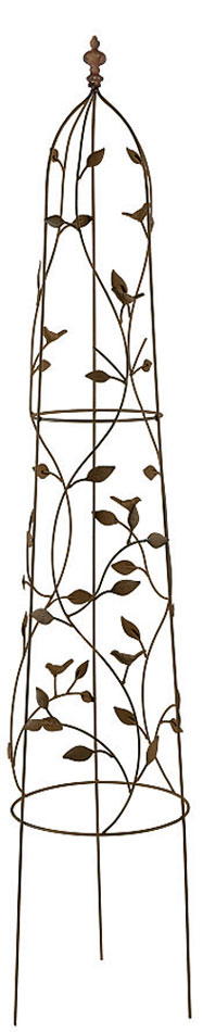 Garden Obelisk Round Frame Woodlands 1.2m