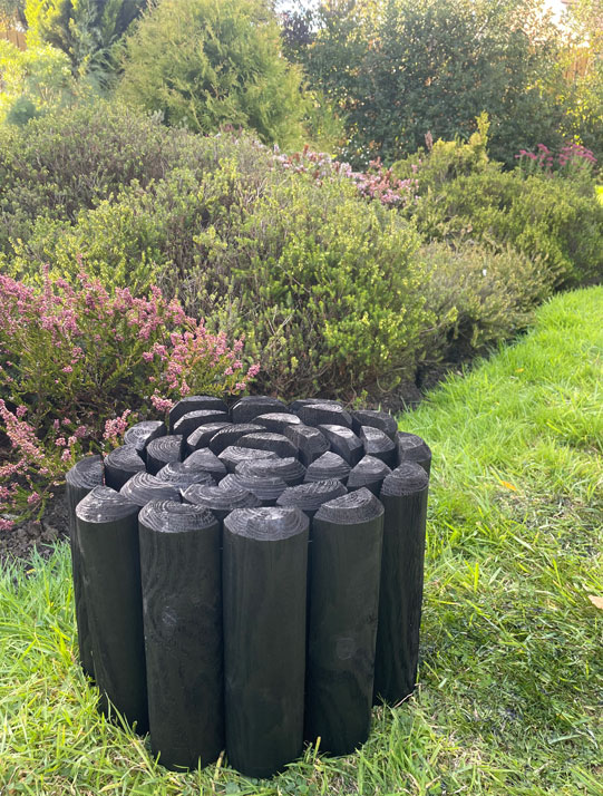 Wooden Garden Edging Roll 23cm x 2.4m